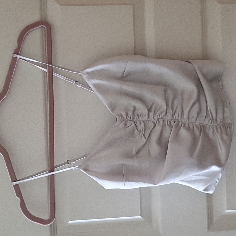 Abercrombie Satin Rouched Cami